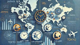 アメリカとの時差を完全マスター!旅行や仕事に役立つ地域別ガイド