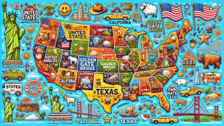 アメリカ地図マスター!楽しく学ぶ50州と人気都市ガイド